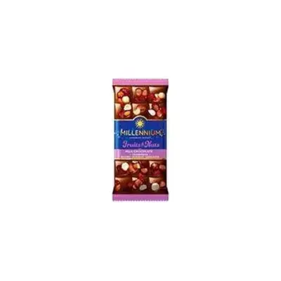 Шоколад молочний з фруктами та горіхами Millennium Fruits&Nuts 140 г Україна