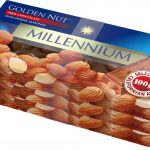 Шоколад молочний Millennium з цілим мигдалем 100 г Україна