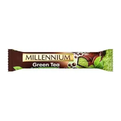Шоколад пористий чорний Millennium Green Tea 32 г Україна