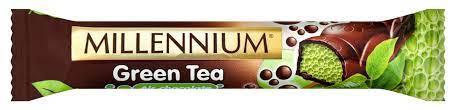 Шоколад пористий чорний Millennium Green Tea 32 г Україна
