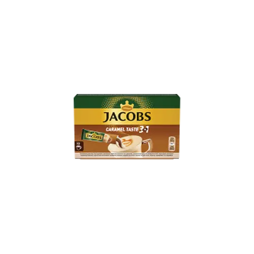Кава розчинна Jacobs Caramel Taste 3 в 1 в стиках 10х16,9 г 169 г Нідерланди