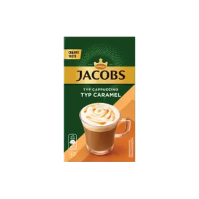 Кава розчинна Jacobs Typ Cappuchino Typ Caramel у стиках 8х12г 96г Нідерланди