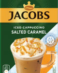 Кава розчинна Jacobs Iced Cappuchino Salted Caramel у стиках 8х17.8г 142.4г Нідерланди