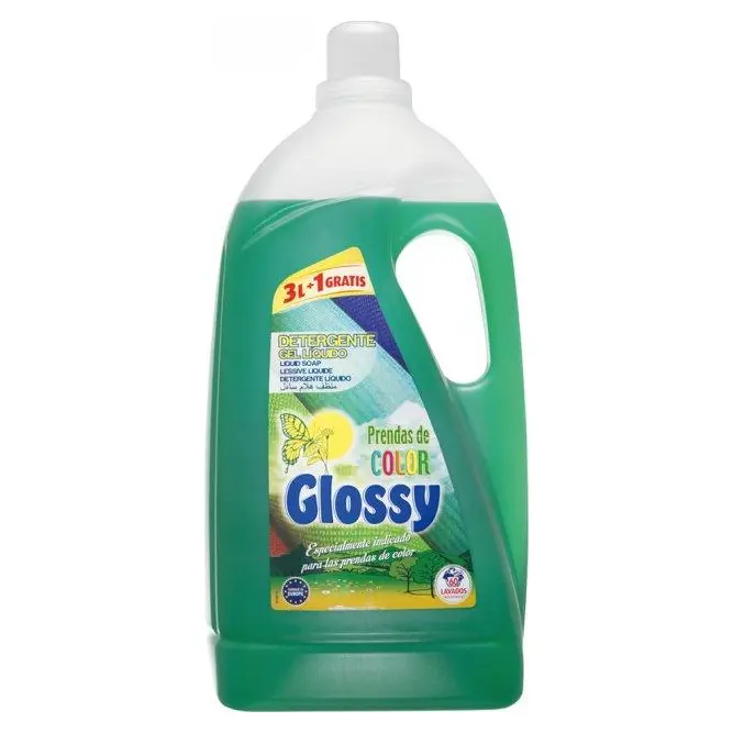 Гель для прання кольорової білизни Glossy 4 л (3+1 л) 60 прань Іспанія