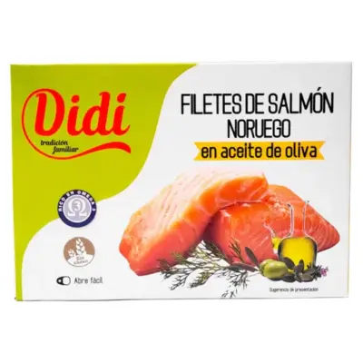 Філе лосося в оливковій олії Didi Filetes De Salmon 115 г Іспанія
