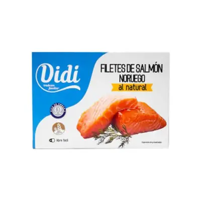 Філе лосося натуральне Didi Filetes De Salmon natural 115 г Іспанія