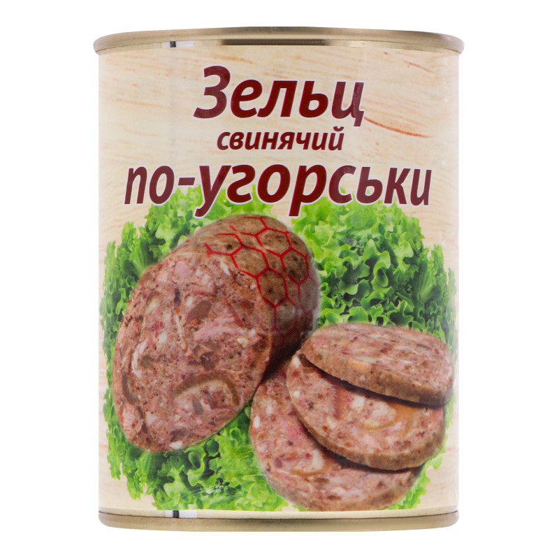 Зежиль свинячий по-горськи стерилізований L'appetit 340 г Україна