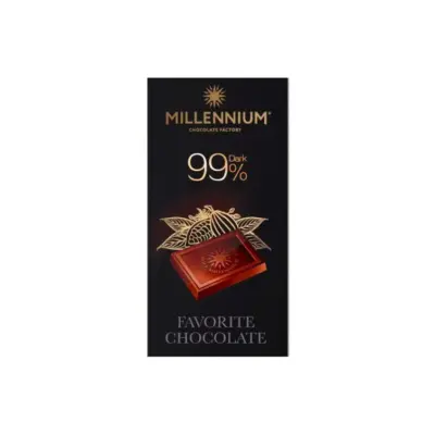 Шоколад чорний 99% Millennium Favorite 100 г