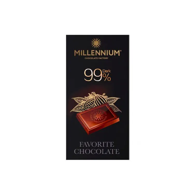Шоколад чорний 99% Millennium Favorite 100 г