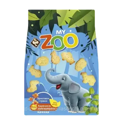Крекер Мій зоопарк My Zoo ТМ "Житомирські ласощі" 250г Україна