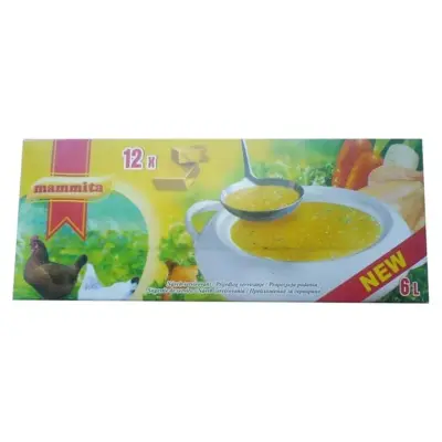 Приправа бульйонний кубик курячий Mammita (12x10г) 120 г Польща