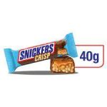 Цукерки шоколадні Snickers Crisp (5x40 г) 200 г Великобританія