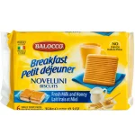 Печиво "Свіже молоко та мед" БЕЗ ПАЛЬМОВОЇ ОЛІЇ Novellini Balocco (6*58г) 350г Італія