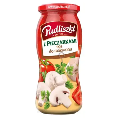 Соус c грибами к макаронам Pudliszki Z Pieczarkami sos do makaronu 500г Польша
