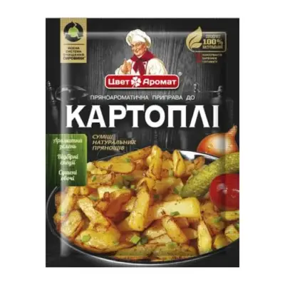 Приправа до картоплі без ГМО Колір Аромат 25 г