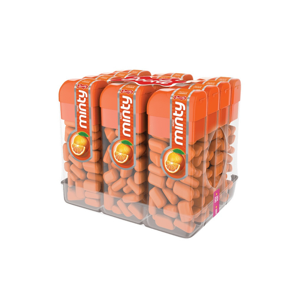 Драже з апельсиновим смаком Docile Minty (12x14г) 168 г Бразилія