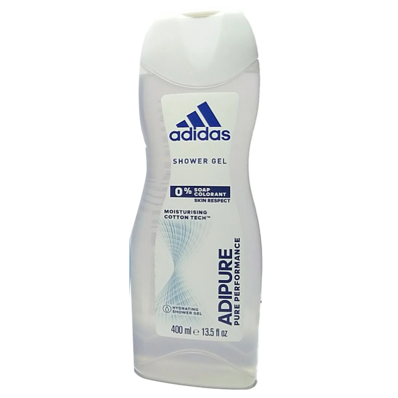 Гель для душу зволожувальний Adidas Adipure pure performance 400 мл Іспанія