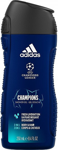 Гель для душу зволожувальний Adidas After sport hydrating 400 мл Іспанія