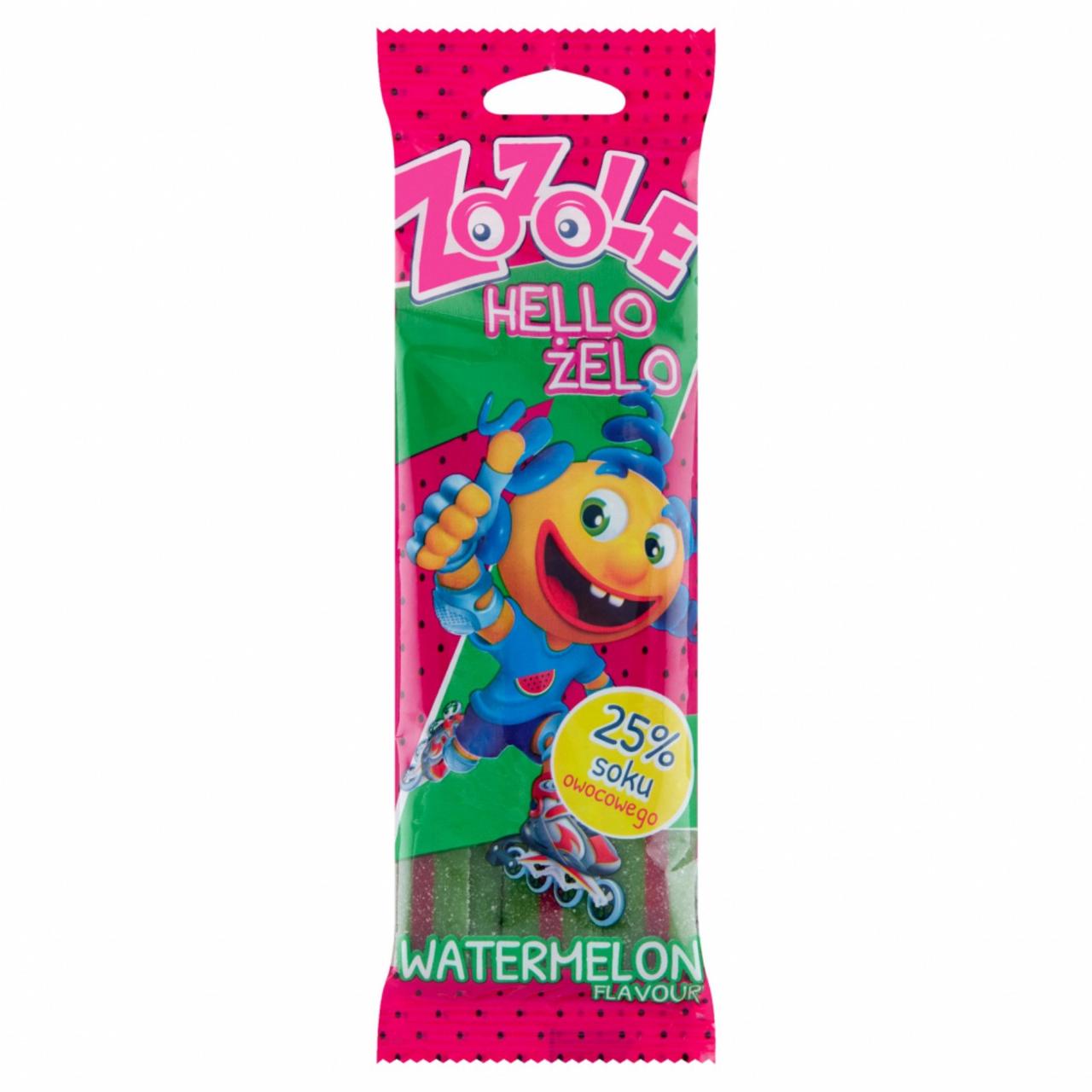 Желейні цукерки Кавуновий смак Zozole Watermelon Flavour 75 г Польща