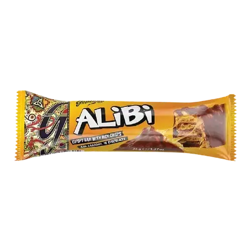 Батончик вафельний з карамелевою начинкою Alibi Goplana 36 г Польща