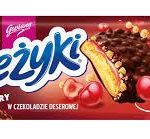 Печиво в шоколаді з вишнею Jezyki Cherry Goplana, 140 г Польща