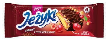 Печиво в шоколаді з вишнею Jezyki Cherry Goplana, 140 г Польща