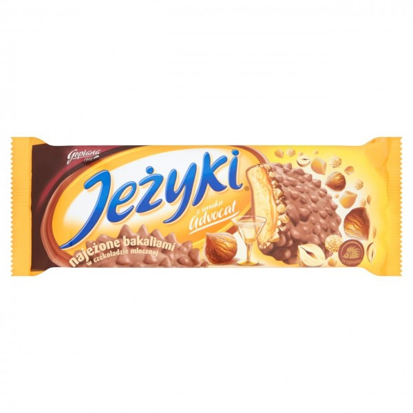 Печиво в шоколаді з лікером Адвокат Jezyki Advocat Goplana, 140 г Польща