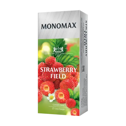 Чай каркаде подрібнений з смаком малини пакетований Monomax (25 пакетиків x 2г) 50г