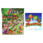 Льодяники на паличці БЕЗ ГЛЮТЕНА БЕЗ ЛАКТОЗИ Frutti-Pops Jake 1.4 кг (200шт) Іспанія