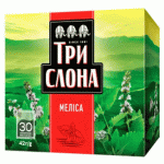 Чай трав'яний меліса Три Слони (30 пакетиків х 1,4 г) 42г