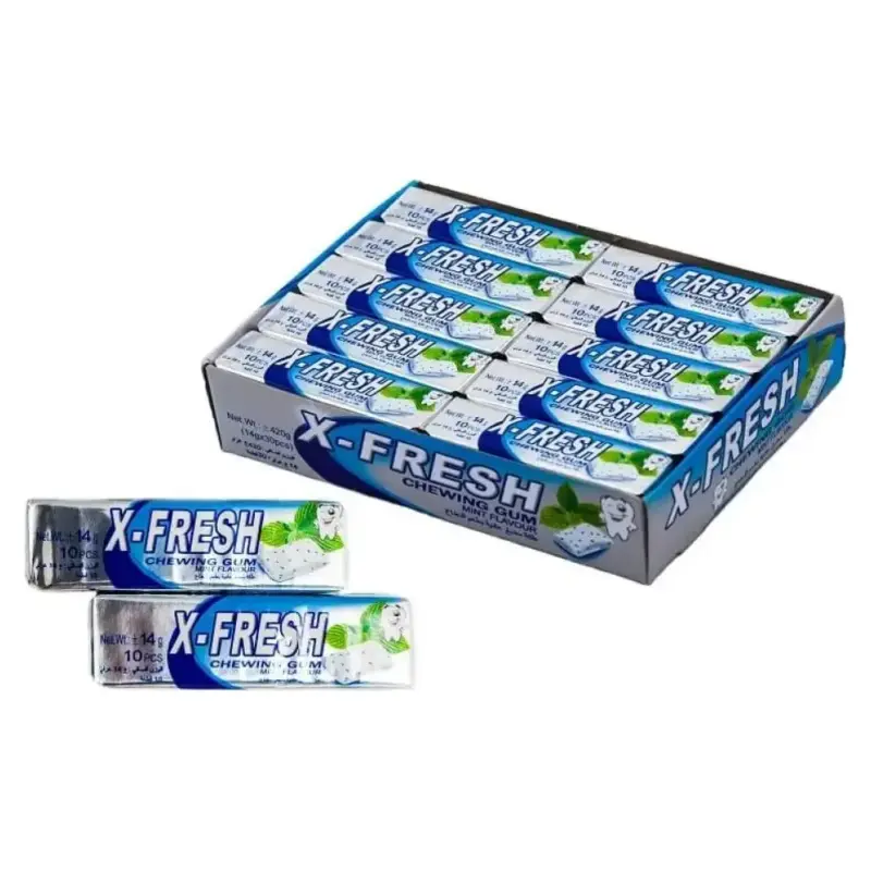 Жувальна гумка м’ята X-Fresh Chewing Gum Mint Flavour (10 подушечок) 14 г Туреччина