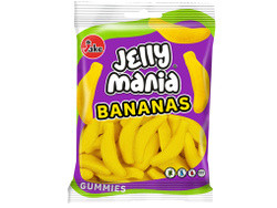 Желейні цукерки БЕЗ ГЛЮТЕНА І ЛАКТОЗИ Jelly Mania Bananas Gummies Jake 100 г Іспанія