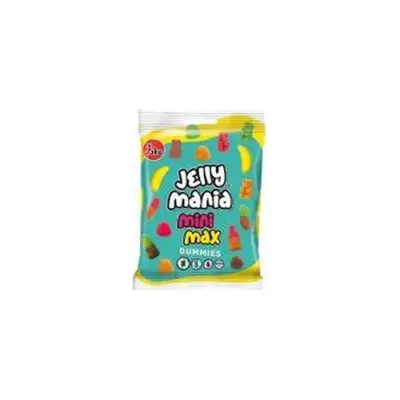 Желейні цукерки БЕЗ ГЛЮТЕНА І ЛАКТОЗИ Jelly Mania Mini Max Gummies Jake 100 г Іспанія