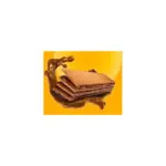 Вафлі з горіховою начинкою у молочному шоколаді E.Wedel milk chocolate&peanut cream 47г Польща