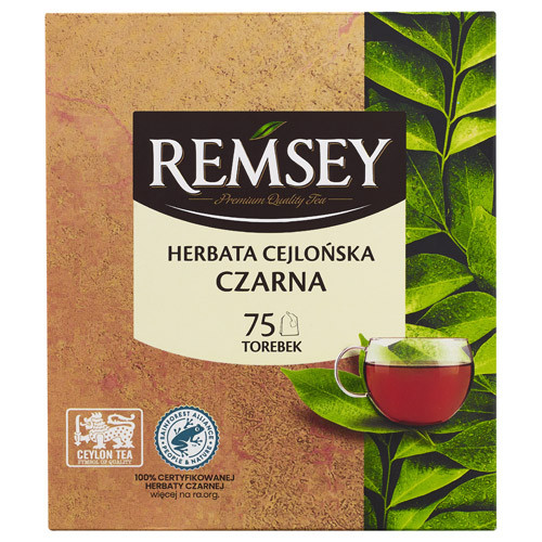 Чай чорний Remsey Klasyczna (класичний) Польща 75 пакетиків