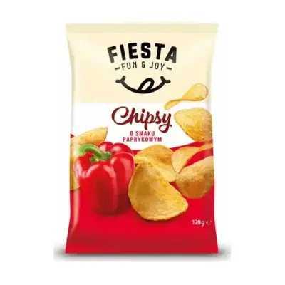 Чіпси картопляні з паприкою Fiesta Fun&Joy 120г Польща