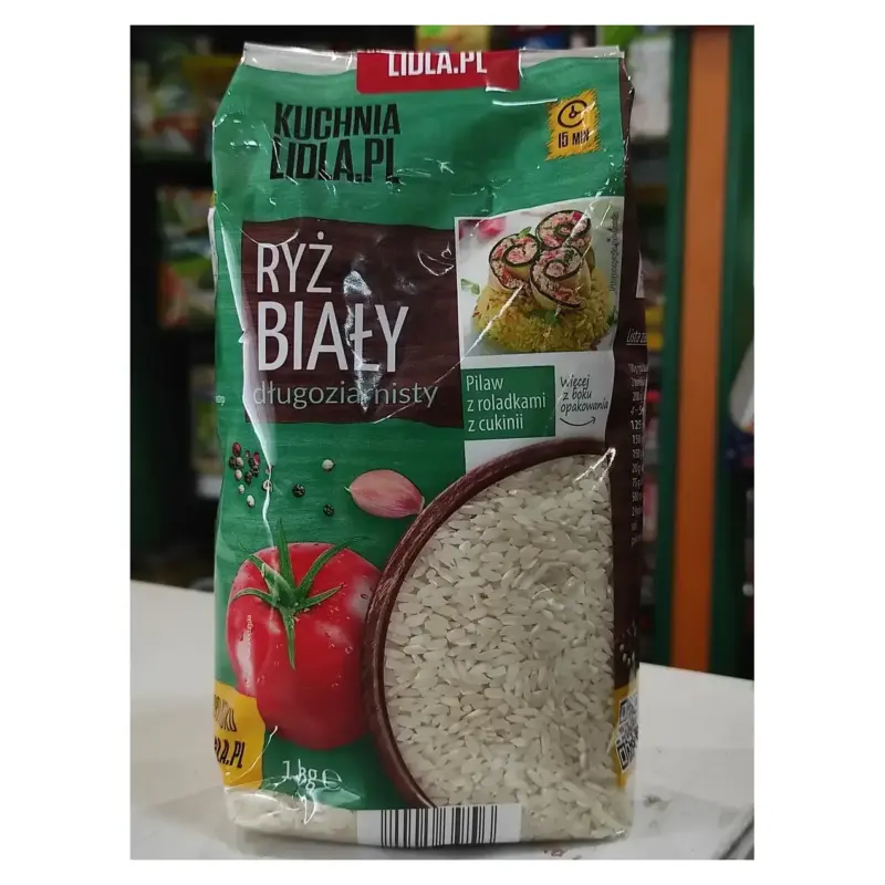 Рис білий довгозернистий Ryz Bialy 1кг Польща