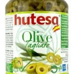 Іспанські зелені оливки нарізані Hutesa 350 г Іспанія