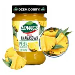 Джем з ананасу з низьким вмістом цукру Lowicz 280г Польща