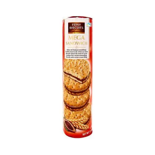 Печиво сендвіч із шоколадним кремом Feiny Biscuits Mega Sandwich 500г Австрія