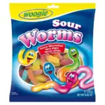 Цукерки жувальні Кислі Черв’ячкиWoogie Sour Worms 250 г Австрія