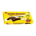 Цукерки шоколадні бананове суфле з малиновим джемом Schoko Bananen 300г Австрія