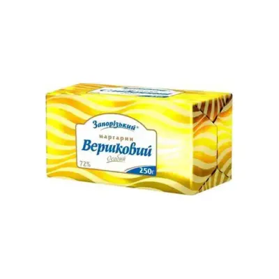 Маргарин вершковий Запоріжський Особливий 72% 250 г Україна