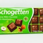 Шоколад молочний із фундуком Schogetten Alpine Milk with Hazelnuts 100 г, Німеччина