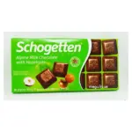 Шоколад молочний із фундуком Schogetten Alpine Milk with Hazelnuts 100 г, Німеччина
