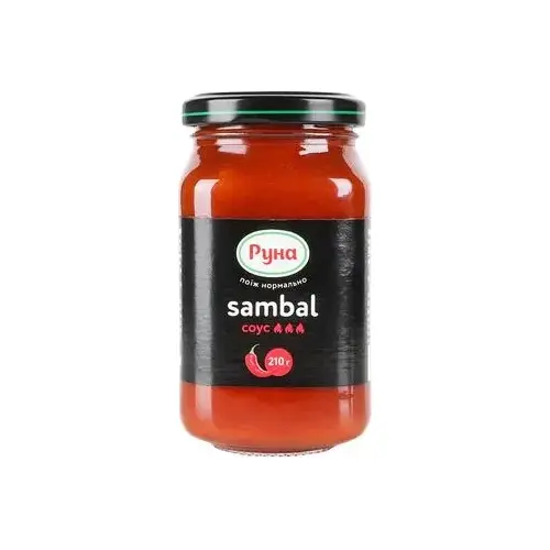 Томатний соус Sambal Руна 210г Україна