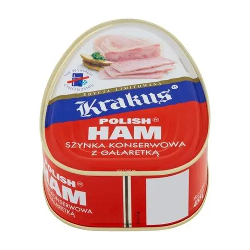 Шинка зі свинини (вітчинка) KRAKUS Szynka konserwowa z galaretk÷ Польща 455г.