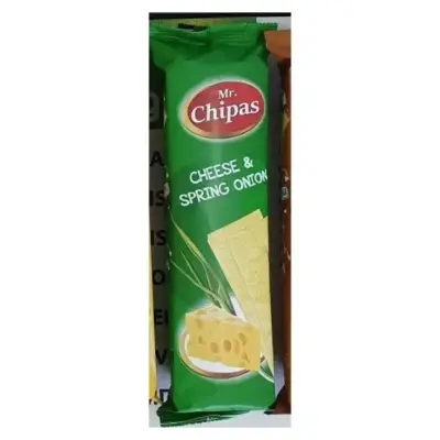Чіпси з сиром та зеленою цибулею Mr.Chipas 75г Латвія