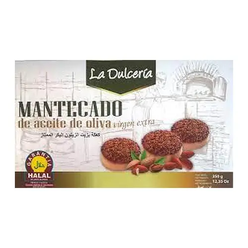 Печиво пісочне на оливковій олії з мигдалем La Dulceria Mantecado 350 г Іспанія
