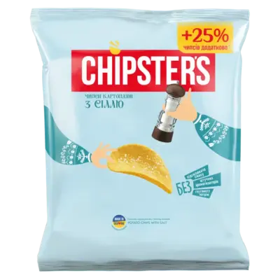 Чіпси картопляні із сіллю Chipster's 88г